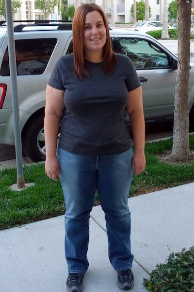 Photographic Height/Weight Chart - 5' 6", 210 lbs., BMI:34